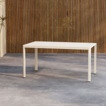 Venture Home - Table à manger de jardin 4 personnes en aluminium - Beige - Giardini - Métal - Style Contemporain