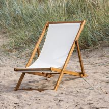 Venture Home - Chilienne en tissu et bois - Beige - Peachy - Bois - Style Contemporain