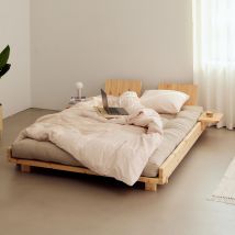 Karup Design - Lit en bois 140x200cm - Bois clair - Social - Bois - Style Contemporain