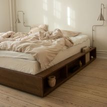 Karup Design - Lit en bois 180x200cm - Bois foncé - Ziggy - Bois - Style Contemporain