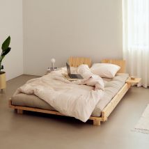 Karup Design - Lit en bois 160x200cm - Bois clair - Social - Bois - Style Contemporain