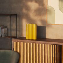 Vase en métal - Jaune - Flora - Métal - Drawer - Style Contemporain