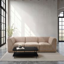 Table basse 2 plateaux en métal - Noir - Saranda - Métal - Drawer - Style Contemporain