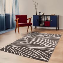 Tapis graphique à motif zébré - 200x290cm - Zebra - Drawer - Style Contemporain