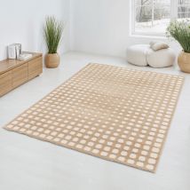 Tapis géométrique en relief - 160x230cm - Zoom - - Drawer - Style Contemporain