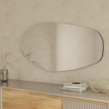 Miroir de forme organique 60x120cm - Transparent - Sunleaf - Verre - Drawer - Style Contemporain