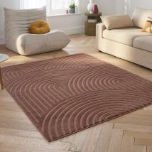 Tapis texturé à motifs en arches - 160x230cm - Jago - Drawer - Style Contemporain