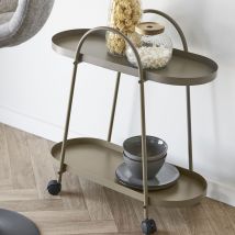 House Nordic - Desserte en métal - Marron - Empoli - Métal - Style Industriel