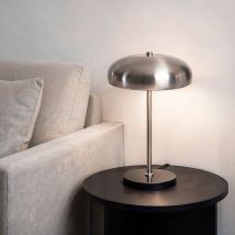 Lampe à poser champignon - Chrome - Nalo - Métal - Drawer - Style Contemporain