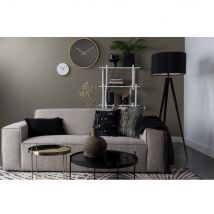Zuiver - Table basse design ronde Large - Noir - CUPID - Métal - Style Contemporain