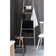 Zuiver - Porte-manteaux / magazines - Blanc - LADDER RACK - Métal - Style Contemporain