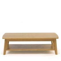 Woodman - Table basse 2 plateaux bois - Bois clair - KENSAL - Bois - Style Scandinave