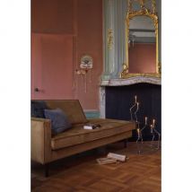 BePureHome - Méridienne gauche en velours - Bronze - BRONCO - - Style Art déco
