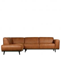 BePureHome - Canapé d'angle gauche - Cognac - STATEMENT - - Style Contemporain
