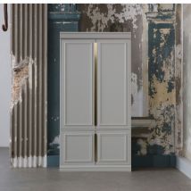 BePureHome - Armoire en pin P 44 cm - Gris nuage - ORGANIZE - Bois - Style Contemporain
