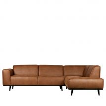 BePureHome - Canapé d'angle droit - Cognac - STATEMENT - - Style Contemporain
