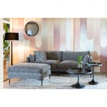 Zuiver - Pouf en tissu - Gris - SUMMER - - Style Contemporain