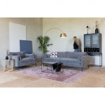 Zuiver - Fauteuil en tissu - Gris - SUMMER - Style Contemporain