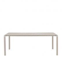 Zuiver - Table de jardin en métal 214x97cm - Vondel - Couleur - Beige - Métal - Style Contemporain