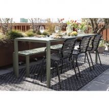 Zuiver - Lot de 2 chaises de jardin en métal - Noir - VONDEL - Métal - Style Contemporain