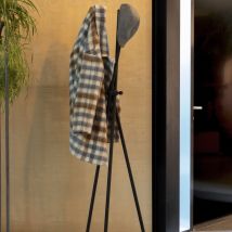 Porte-manteaux trépied en métal - Noir - DARWIN - Métal - Style Contemporain