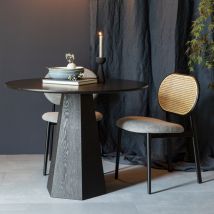 Zuiver - Chaise en tissu - Gris clair - SPIKE - - Style Contemporain