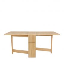 Woodman - Table à manger pliable 2 personnes en bois - Kungla - Couleur - Bois clair - Bois