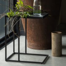 Woood - Table basse en métal - Noir - FEBE - Métal - Style Industriel