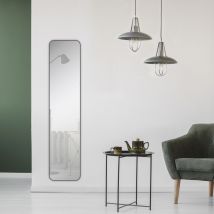 Miroir rectangulaire 30x140cm - Noir - ISIS - Métal