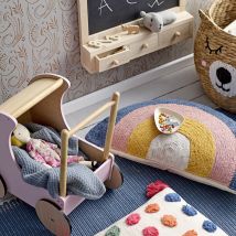 Bloomingville - Panier forme ours en jacinthe d'eau - Naturel - EMAN - Fibres naturelles - Style Bohème