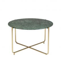 Table basse en marbre ø70cm - Timpa - Couleur - Vert - Marbre - Style Contemporain