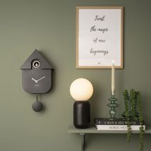 Karlsson - Horloge à pendule - Noir - MODERN CUCKOO - Plastique - Style Vintage