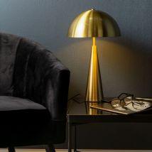 Leitmotiv - Lampe à poser champignon en métal - Or - SUBLIME - Métal - Style Contemporain