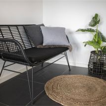House Nordic - Tapis Bohème de forme Ronde - 90x90cm - BOMBAY II - - Style Bohème