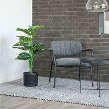 House Nordic - Plante artificielle H90 cm - Vert - MONSTERA - Plastique - Style Bohème