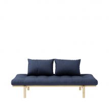 Karup Design - Daybed en bois naturel et tissu - Pace - Couleur - Bleu marine - - Style Scandinave