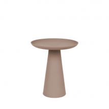 Table d'appoint ronde en aluminium ø39,5cm - Ringar - Couleur - Rose - Métal - Style Contemporain