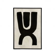 Pomax - Toile avec cadre - Noir - EQUILIBRO III - Papier - Style Contemporain