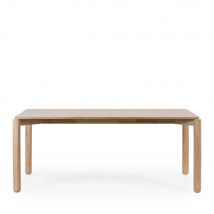 Teulat - Table à manger 8 personnes en bois - Atlas - Couleur - Bois clair - Bois - Style Contemporain