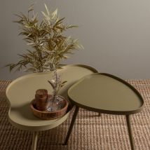 Woood - Table basse de forme organique en bois 100x35cm - Bois - MAE - Bois - Style Contemporain