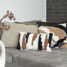 House Nordic - Coussin en bouclette 45x60cm - Sable - TAVIRA - Style Contemporain