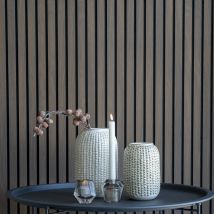 House Nordic - Vase en grès H25,5cm - Sable - RIVAS - Céramique - Style Bohème
