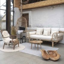 House Nordic - Table basse ronde en manguier ø60cm - Naturel - JAMMU - Bois - Style Bohème