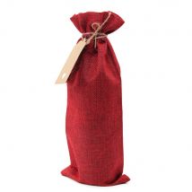 Burgundy Bag with Gift Tag