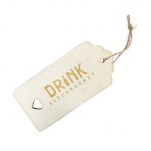 Engraved Wooden Gift Tag