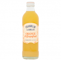 Franklin & Sons Orange & Grapefruit Sparkling Soft Drink 12x 275ml