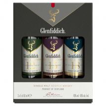 Glenfiddich Whisky 3x 5cl Miniature Gift Pack | Damaged