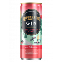 Kopparberg Strawberry & Lime Premixed Gin and Lemonade 250ml