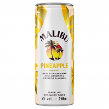 Malibu Rum and Pineapple 250ml Can