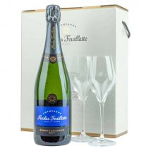 Nicolas Feuillatte Reserve Exclusive Brut NV Champagne 75cl Gift Set
